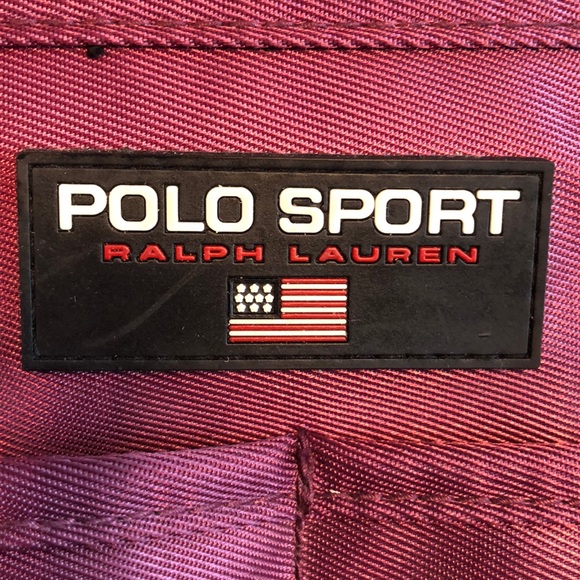 Ralph Lauren POLO SPORT  Crossbody Purse Athletic bag VTG - Picture 3 of 16